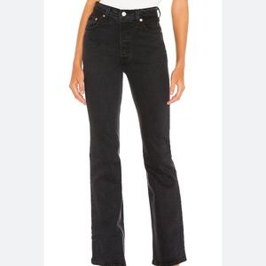 levi’s premium bootcut jeans in black